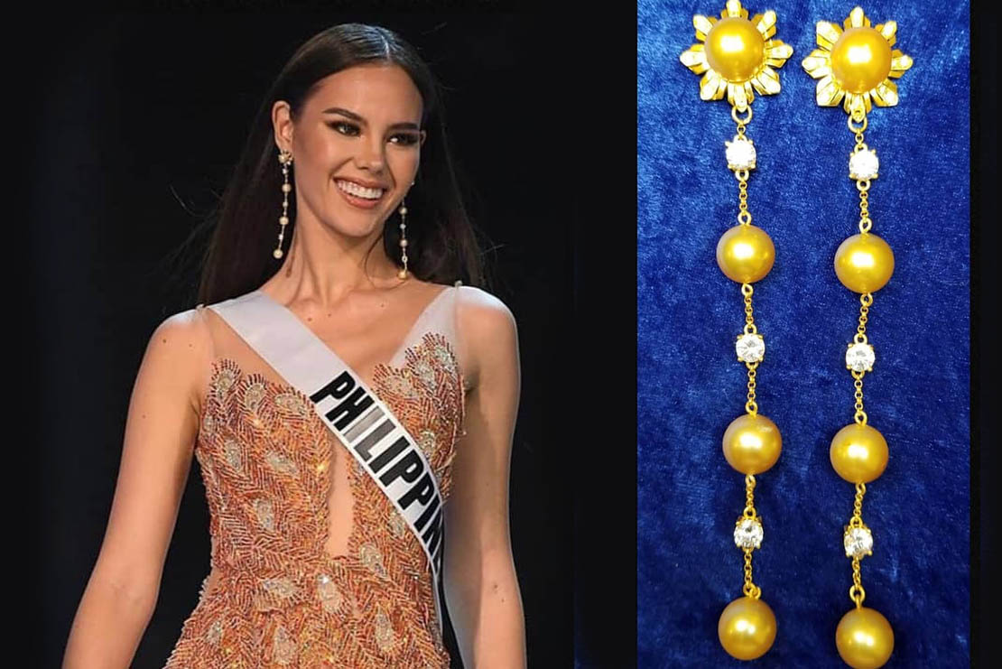 Here's a closer look at the beautiful pieces of jewelry Catriona Gray wore at Miss Universe