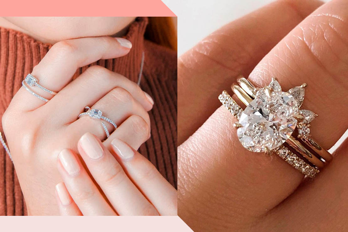Elegant Rings You Can Stack With Your Wedding Band